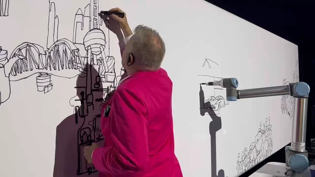 AI Artistic Painting — Human–Robot Collaboration — World Design Cities Conference